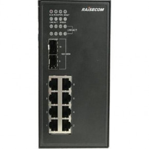   Raisecom 2*100/1000M SFP 8*10/100/100 0M RJ45PoE (Gazelle S1000i-2GF-8GE-PWR)