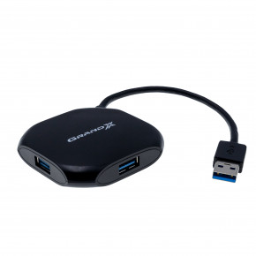  Grand-X USB3.0 GH-415 4xUSB3.0 Black