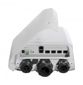  MikroTik FiberBox Plus (CRS305-1G-4S+OUT) (4x10G SFP+, 1xGE LAN, , IP66,-40/+70, POE in, DC, 2pin) 6