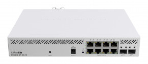  MikroTik CSS610-8P-2S+IN (8xGE PoE, 2xSFP+, max PoE 140W, SwOS)