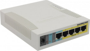 5-   PoE  MikroTik MikroTik RB260GSP (CSS106-1G-4P-1S) 3