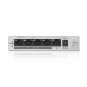  ZYXEL GS1005HP (1xGE, 4xPoE, PoE 60W) 3