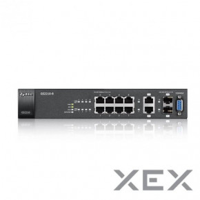  ZyXel L2 8xGE 2xCombo (SFP/RJ-45) .  (GS2210-8-EU0101F) 4