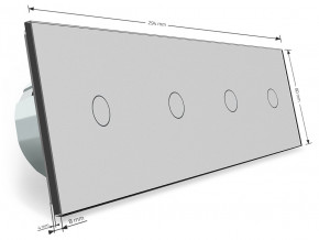   Livolo 1 1 1 1,  ,  (VL-C704-15) 4