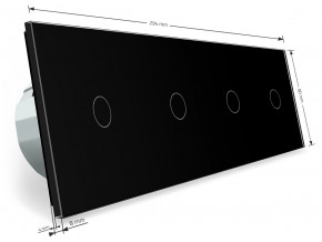     Livolo 4  (1-1-1-1)   (VL-C704SR-12) 4