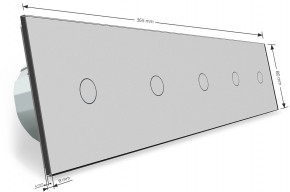   5  (1-1-1-1-1) Livolo     (VL-C705R-15) 4