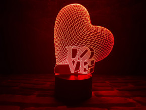 3D   Love 3DToyslamp 3