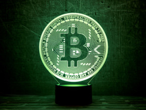 3D  3DToyslamp Bitcoin 3