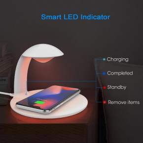        ProZone Mini-Light Wireless Charger White 9