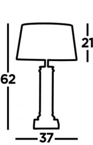   Searchlight Pedestal EU5141AB 5