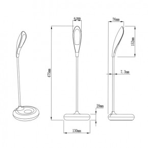   Zuma Line TABLE LAMP H1848 5