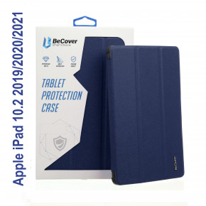 - Tri Fold Soft TPU Silicone BeCover Apple iPad 10.2 2019/2020/2021 Deep Blue (706882)