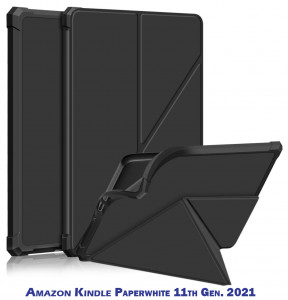  Ultra Slim Origami BeCover  Amazon Kindle Paperwhite 11th Gen. 2021 Black (707218) 6