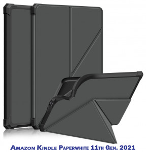  Ultra Slim Origami BeCover  Amazon Kindle Paperwhite 11th Gen. 2021 Gray (707221) 6