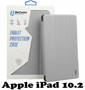 -   Soft TPU BeCover Apple Pencil  Apple iPad 10.2 2019/2020/2021 Gray (707535)