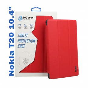 - BeCover Smart Case  Nokia T20 10.4 Red (708045) 5