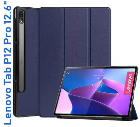 - BeCover Smart Case  Lenovo Tab P12 Pro 12.6 TB-Q706F Deep Blue (708321) 5