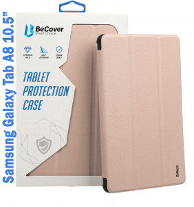  - Soft Edge BeCover   Apple Pencil  Samsung Galaxy Tab A8 10.5 (2021) SM-X200 / SM-X205 Rose Gold (708359) (2)