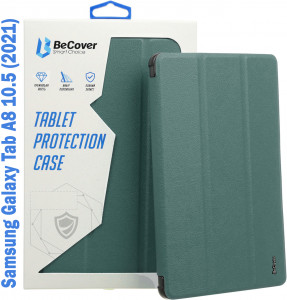 - BeCover Flexible TPU Mate  Samsung Galaxy Tab A8 10.5 (2021) SM-X200 / SM-X205 Dark Green (708379)