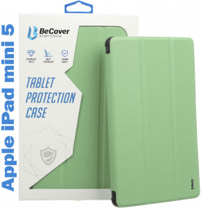 - Tri Fold Soft TPU BeCover   Apple Pencil Apple iPad mini 5 Green (708450)