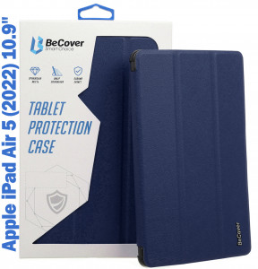 - Tri Fold Soft TPU BeCover   Apple Pencil Apple iPad Air 5 (2022) 10.9 Deep Blue (708454)