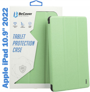 - Tri Fold Soft TPU BeCover   Apple Pencil Apple iPad 10.9 2022 Light Green (708465)