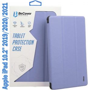 - Tri Fold Soft TPU Silicone BeCover Apple iPad 10.2 2019/2020/2021 Purple (708517)