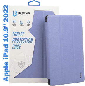 - Tri Fold Soft TPU Silicone BeCover Apple iPad 10.9 2022 Purple (708524)