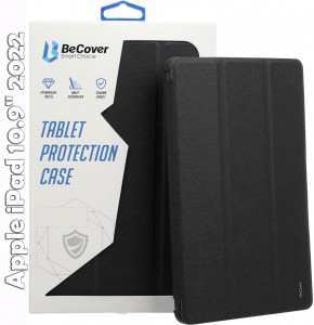 - BeCover Smart Case Apple iPad 10.9 2022 Black (709189)