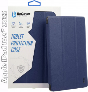 - BeCover Smart Case Apple iPad 10.9 2022 Deep Blue (709190)