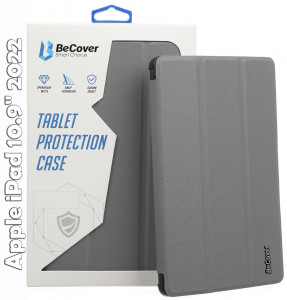 - BeCover Smart Case Apple iPad 10.9 2022 Gray (709192)