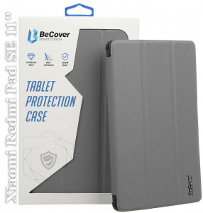 - BeCover Smart Case Xiaomi Redmi Pad SE11 Gray (709860)