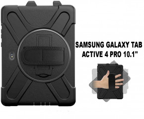 - Heavy Duty Case Becover Samsung Galaxy Tab Active 4 Pro SM-T636B 10.1  Black (710048)