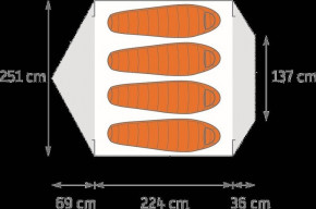  Kelty Gunnison 4 w/Footprint (1012-40816417) 3