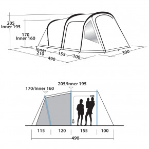  Easy Camp Base Air 500 Aqua Stone 4