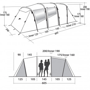  Easy Camp Huntsville Twin 600 Red 4