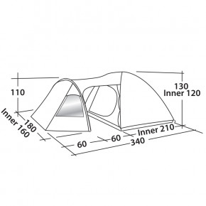  Easy Camp Corona 300 Teal Green 3