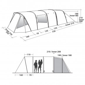  Easy Camp Palmdale 600 Lux Forest Green 4