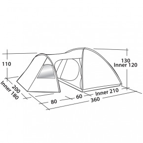  Easy Camp Eclipse 300 Rustic Green (120386) 3