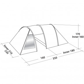  Easy Camp Galaxy 300 Rustic Green (120390) 3