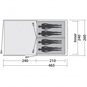  Easy Camp Galaxy 400 Rustic Green (120391) 4