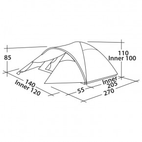   Easy Camp Quasar 200 Rustic Green (120394) (929022) 3