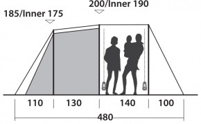   Easy Camp Huntsville 600 Green/Grey (120408) (929578) 11