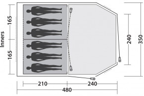   Easy Camp Huntsville 600 Green/Grey (120408) (929578) 12