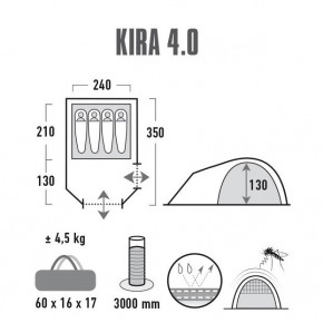  High Peak Kira 4.0 (Nimbus Grey) 3