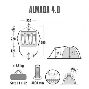  High Peak Almada 4 ( Nimbus) 4