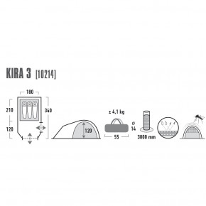  High Peak Kira 3 Grey (926288) 3