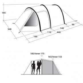  Outwell Earth 5 Blue (111052) 3