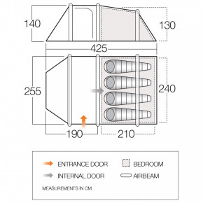  Vango Skye II Air 400 Herbal (TEQSKYEAIH09173) 3