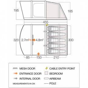  Vango Celino Air 500 Sky Blue (926335) 3